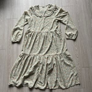 MSCH Copenhagen Dress XL Sheer Floral Boho Lightweight Summer